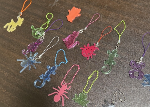 利用者が制作したレジン作品